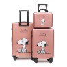 ست چمدان کودک Disney Land Baby طرح Snoopy رنگ رزگلد