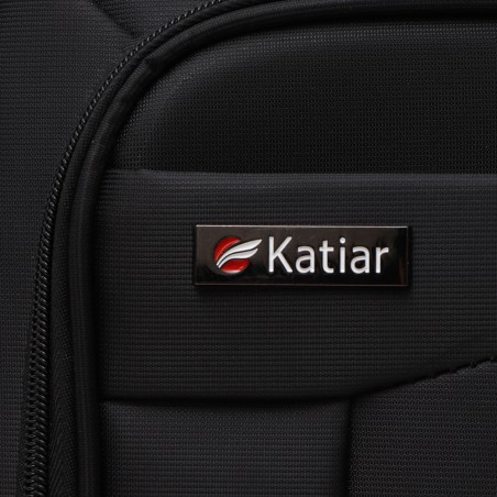 خرید چمدان خلبانی کاتیار Katiar مدل Pilot مشکی | TSA و زیپ افزایش حجم